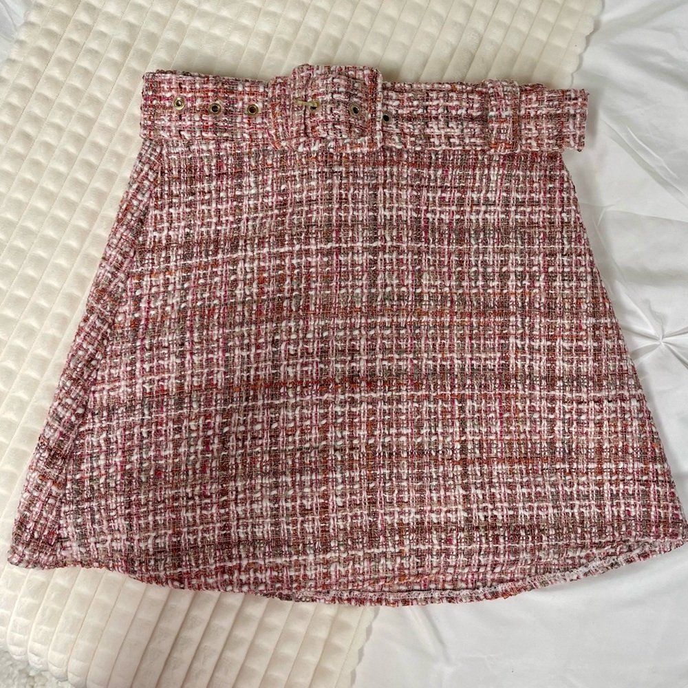 Zara Pink Knitted Skirt